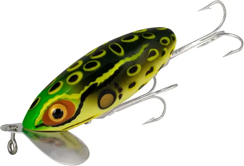 Miniatura 23 de Arbogast Jitterbug Topwater Bass - Señuelo de pesca para pesca nocturna Fire Tiger