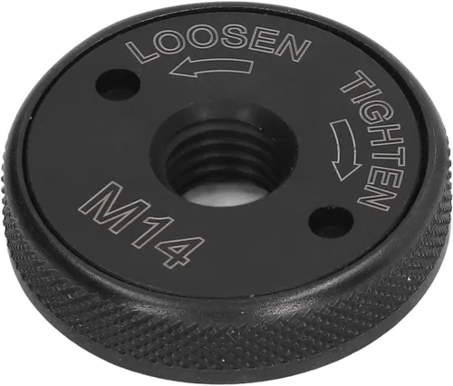 Miniatura 6 de Placa de presión de la amoladora, tuerca de brida de amoladora angular de bloqueo automático M14 40Cr 1.772 in para trabajar