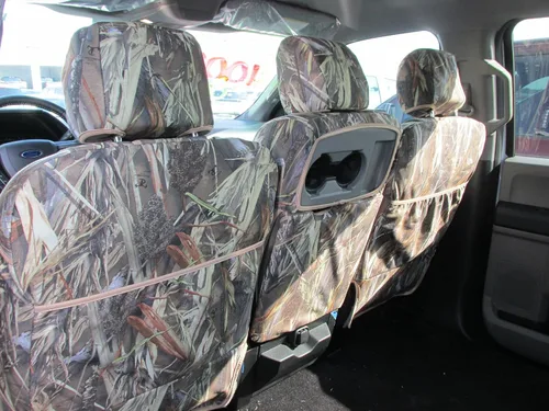 Miniatura 2 de Durafit Seat Covers, Impermeable DRT Camo Endura Compatible con Ford F150 XLT/Lariat 2015-2025, banco dividido delantero 40/20/40, apertura de 20