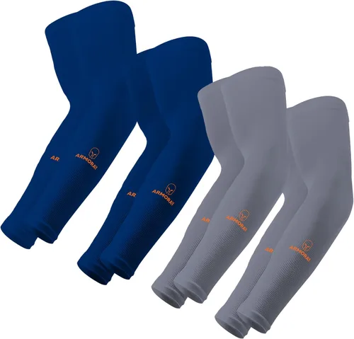 Miniatura 175 de ARMORAY - Mangas de brazo para hombres o mujeres; para cubrir tatuajes; de enfriamiento, para practicar deportes, básquetbol, golf, fútbol