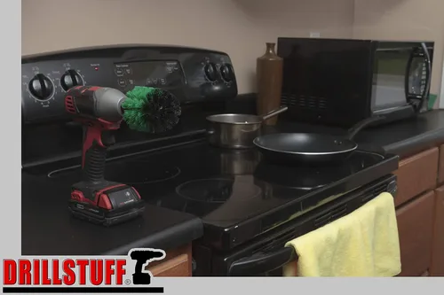 Miniatura 6 de Accesorios de cepillo de cocina - Suministros de limpieza de cocina - Cepillo de limpieza de estufa - Herramienta de limpieza de horno - Cepillo