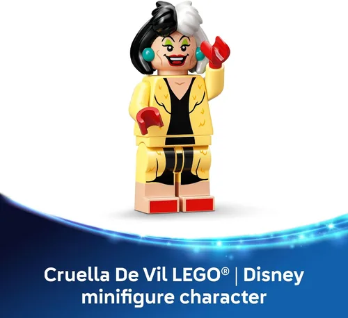 Miniatura 6 de LEGO Disney Cruella De Vil's Car Building Toy – 101 Dalmations juego de construcción de vehículos de simulación para niñas y niños, a partir de 9
