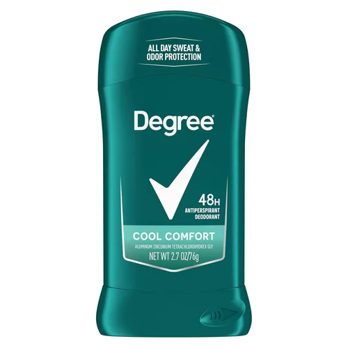 Degree Desodorante antitranspirante para hombre, comodidad fresca, protección de 48 horas, no irritante, 2.7 oz