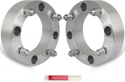 ECCPP Separadores de rueda de 4 lengüetas de 2 pulgadas, 0.157x6.142 in a 0.157x6.142 in 5.157 in 12x1.5 para Polaris RZR 900 2014-2018 para Polaris
