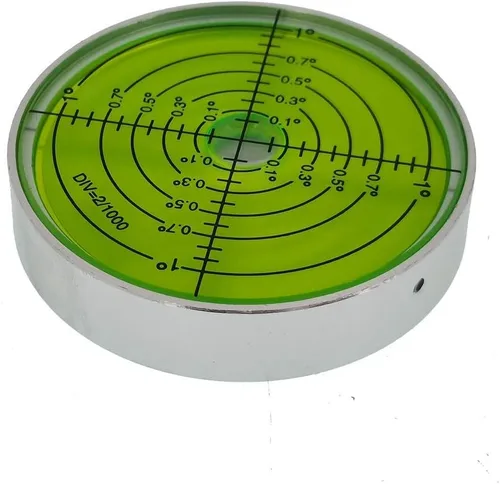 Miniatura 2 de Burbuja horizontal de alta precisión de aleación de aluminio universal de alta precisión medidor de nivel de burbuja de nivel circular corrección