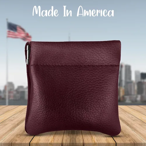 Miniatura 15 de Monedero clásico a presión, de cuero, para hombre de Nabobb, negro