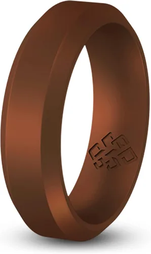Miniatura 45 de Knot Theory - Anillo de boda de silicón para hombres y mujeres Anillos de goma finos de calidad superior con gran estilo, comodidad; son ideales