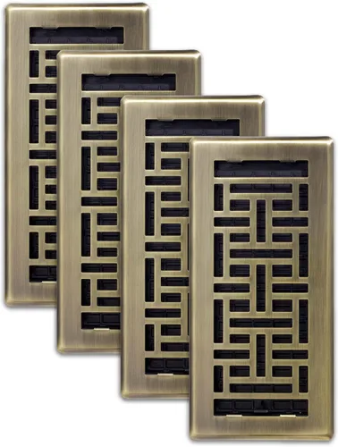 Miniatura 22 de Decor Grates Registro de suelo oriental AJH412-RB, 4 x 12 pulgadas, acabado de bronce frotado bronce (Rubbed Bronze Finish)