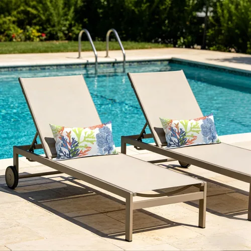 Miniatura 570 de Juego de 2 almohadas para exteriores de 16 x 16 pulgadas, repelentes al agua con interiores, para muebles de patio, hogar, jardín, geometría bohemia