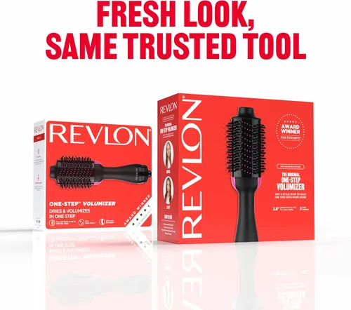Miniatura 8 de Revlon-Cepillo de aire caliente para secador de cabello y voluminizador de un solo paso, negro (el embalaje puede variar)