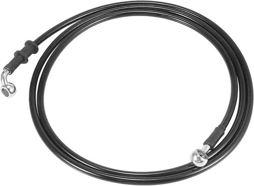 Miniatura 35 de Motoforti Universal 40 cm 15.75" Manguera de Aceite para Freno y Embrague de Motocicleta, Tubo de Línea Hidráulica Reforzada, Acero Inoxidable Negro