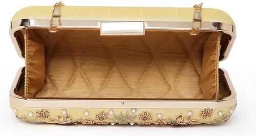 Miniatura 9 de Aheli Wedding Bridal Shimmer Sequence Handcrafted Evening Bag