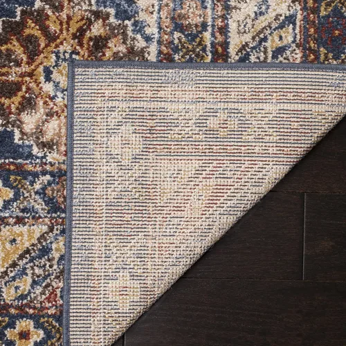Miniatura 5 de SAFAVIEH Bijar Collection BIJ653B - Alfombra tradicional oriental, envejecida, no desprende pelusa, 2 pies 3 pulgadas x 10 pies, color azul