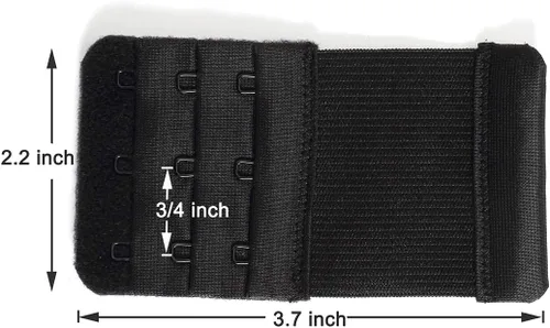 Miniatura 2 de Extensores de brasier para mujer, 4 ganchos, 3 ganchos, 5 ganchos, 2 ganchos, correa de extensión de brasier elástica suave y cómoda