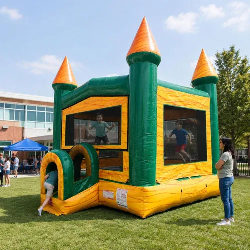 Miniatura 10 de TentandTable Casa inflable para niños de 5 a 12 años, castillo animoso de grado comercial para adultos, casa de salto, incluye soplador de aire Arco
