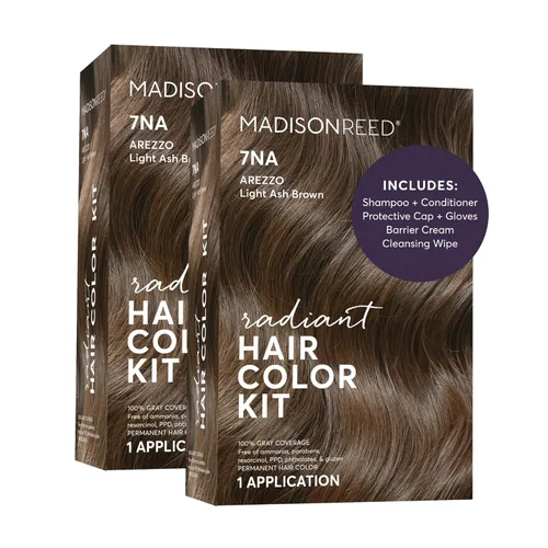 Miniatura 21 de Madison Reed - Kit de color de cabello radiante, tinte permanente para el cabello, 100 % cobertura de canas, sin amoníaco, castaño Catania 5NGM