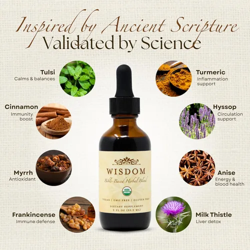 Miniatura 5 de Cúrcuma orgánica, incienso y mirra – Mezcla de suplementos de hierbas para energía, desintoxicación, enfoque, inmunidad y estrés – Tónico vegano sin