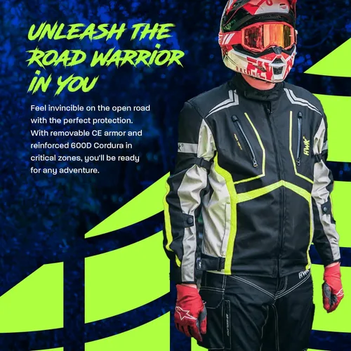 Miniatura 2 de Chaqueta de moto para hombre CE Blindado, Impermeable, para todo clima, M