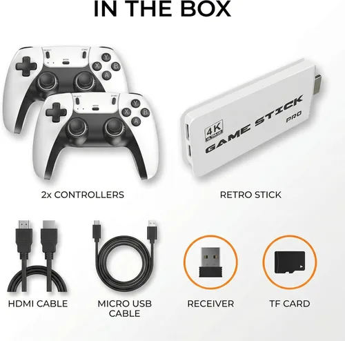 Miniatura 10 de Consola de juegos retro, emuladores de videojuegos clásicos Plug & Play con más de 39900 juegos integrados, 28 emuladores clásicos, conexión de TV