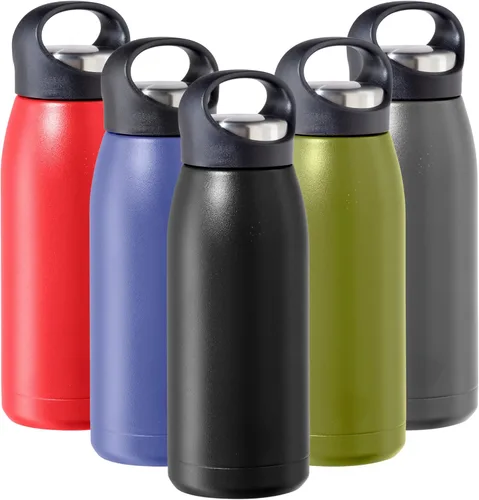 Miniatura 18 de OGGI Freestyle - Botella de agua aislada de acero inoxidable, doble pared aislada al vacío, termo de viaje, 23 onzas (23.0 fl oz), color negro