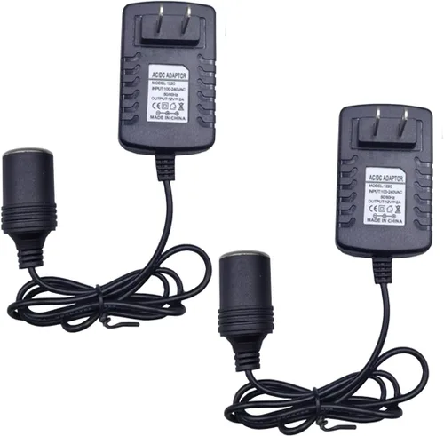 Convertidor de CA a CC de 100-240V, 12V, 2A, 24W, adaptador de corriente portátil, enchufe de encendedor de cigarrillos para automóvil,