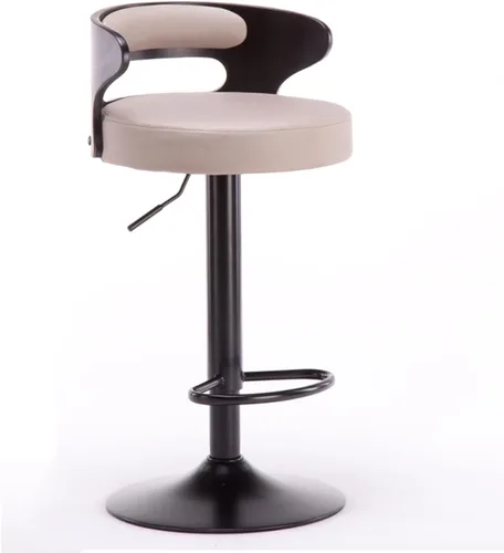 Miniatura 11 de Taburetes de bar altos de piel sintética mate para sala de estar, silla de bar, respaldo de muebles de cocina, taburete alto, taburete nórdico