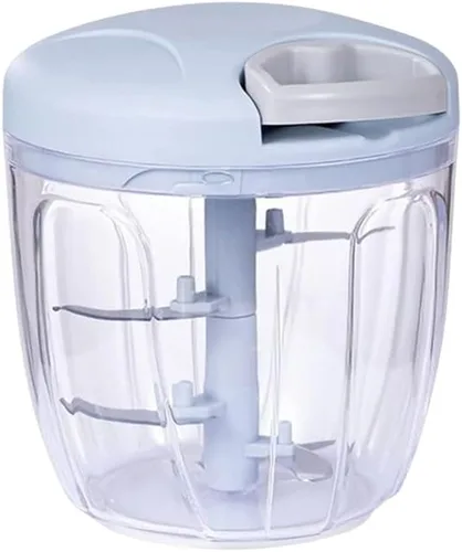 Magik 1-2 piezas batidora de mano herramienta de cocina jalar alimentos vegetales picador procesador de rebanadora (33.8 fl oz/33.81 oz 1 paquete)