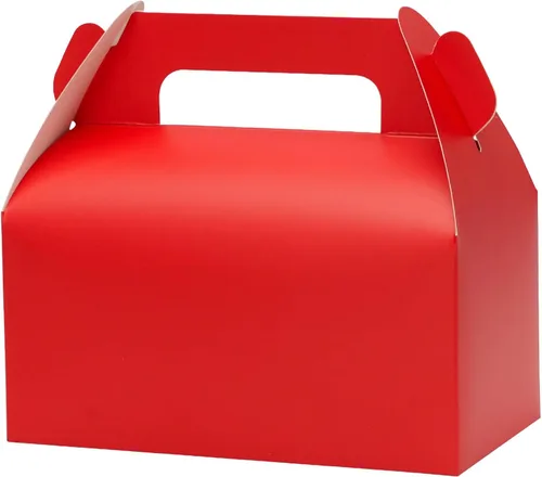 Miniatura 10 de UnicoPak Paquete de 30 cajas de regalo de fiesta a dos aguas rosadas, cajas de bolsas de regalos para golosinas, galletas, dulces, ideales