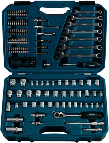 Miniatura 7 de Makita E-06616 - Juego de mantenimiento (120 piezas), color azul y negro