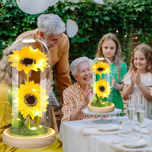 Miniatura 4 de Regalos de cumpleaños para mujeres, Día de la Madre, regalos de girasol para mamá de hija, regalos para mamá para mujeres, hermana, abuela, esposa