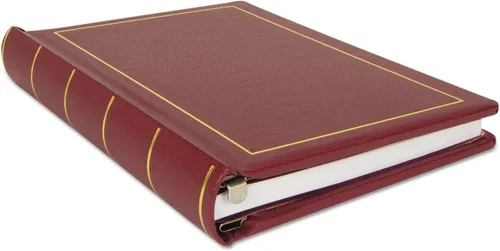 Miniatura 4 de Wilson Jones Libro de minutos corporativo, tamaño carta: 8.5 x 11 pulgadas, 125 páginas/250 lados, rojo (W0396-11)