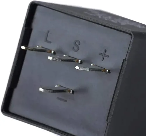 Miniatura 5 de iJDMTOY Relé electrónico de 4 pines EP29 EP29N para luces LED de giro, solución para intermitentes de flash rápido hiper