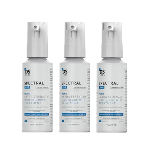DS Labs Spectral.UHP - Suero de densidad capilar al 5%, fórmula tópica extra fuerte para cabello de aspecto más grueso, se dirige al adelgazamiento