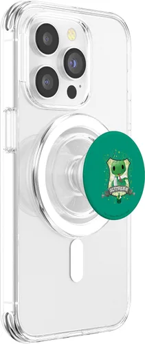 Miniatura 3 de Harry Potter Acuarela Slytherin Crest PopSockets MagSafe PopGrip para iPhone
