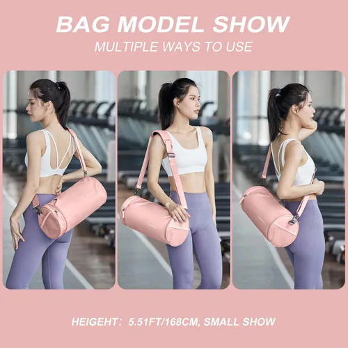 Miniatura 3 de Bolsa de gimnasio, A3-rosa (pequeño), S