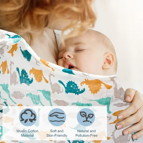 Miniatura 4 de Cesta de regalo para recién nacido para niño, juego de regalo de bienvenida a casa con manta envolvente, ropa, artículos esenciales para bebé, caja