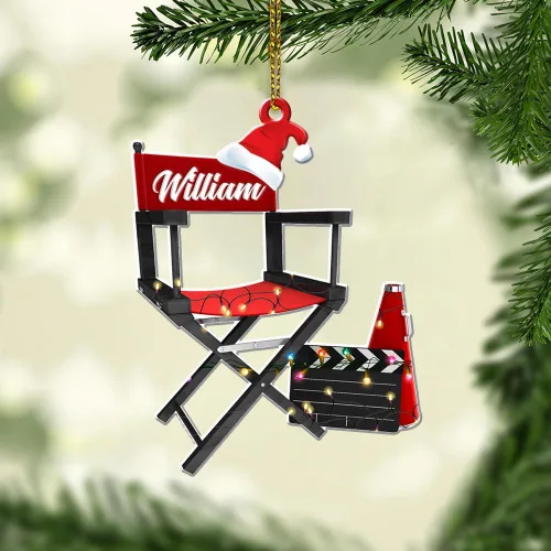 Miniatura 14 de Personalized Name Filmmaking Christmas Ornament Film Clapboard Ornament Director Clapboard Christmas Ornament Movie Clapperboard Theater Ornament 156