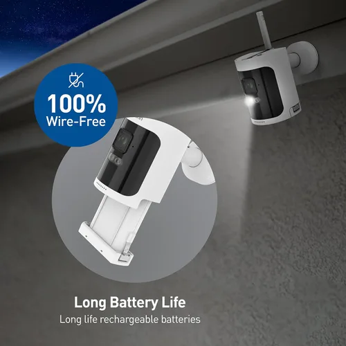 Miniatura 5 de Kit de seguridad inalámbrico AllSecure650™ 2K con 4 cámaras sin cables y NVR Power Hub