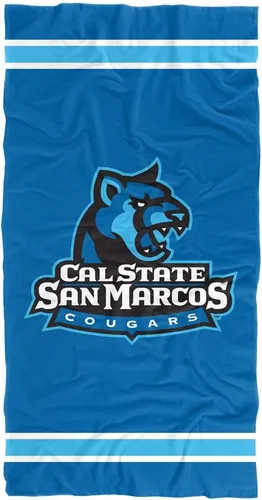 Miniatura 178 de LOGOVISION Manta Abilene Christian University, 30 x 60 pulgadas, logotipo primario CottonFront/PolyBackBeachTowel