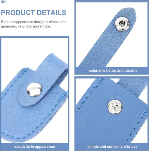 Miniatura 5 de FOMIYES Protector de tijeras de uñas, pinza de uñas portátil, cubierta de poliuretano, herramientas de manicura y pedicura, funda de almacenamiento