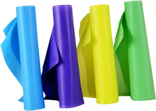 Miniatura 8 de Yardwe Cinturón de estiramiento para ejercicio, 8 unidades, para entrenamiento, yoga, bandas de resistencia, deportes, fitness, elástico
