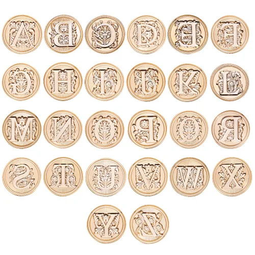 Miniatura 5 de Sello de cera de sellado con letra Y, sello de cera del alfabeto Lucky Goddness Y, dorado