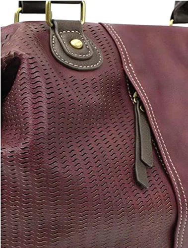 Miniatura 6 de Chala - Bolso bandolera grande con corte láser, diseño de pastor alemán