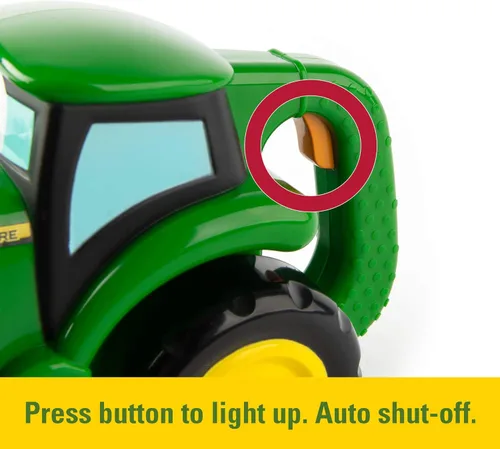 Miniatura 3 de TOMY John Deere Johnny Tractor - Linterna de Juguete 2 en 1 para Niños y Tractor de Juguete con Ruedas de Rodamiento Libre - Juguetes con Licencia