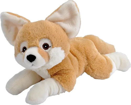 Wild Republic Ecokins, Zorro Fennec, animal de peluche, 12 pulgadas, regalo para niños, juguete de peluche, hecho de botellas de agua recicladas