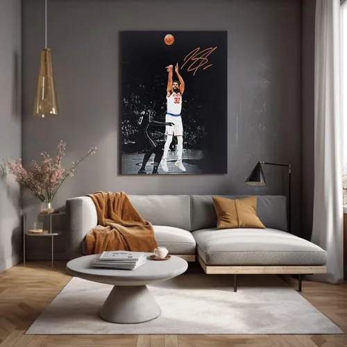 Miniatura 22 de Póster firmado de la superestrella de baloncesto Victor Wembanyama para niños, para la habitación de los fanáticos, decoración de pared, pósteres
