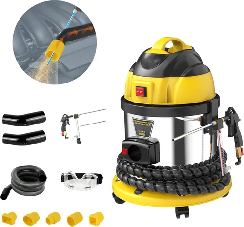Máquina de chorro de nogal HTS558, limpiador de depósitos de carbono de válvula para sistema de admisión y Valvetronic del motor automotriz, máquina