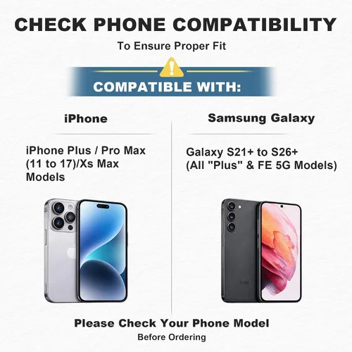 Miniatura 2 de Funda para iPhone Pro Max, modelos Plus (17 16 15 14 13 12 11, Xs Max), Samsung Galaxy S26 Plus S25+ S24+ S23+ S22+ S21 FE, S20 FE, funda