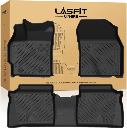 Miniatura 9 de LASFIT Alfombrillas de piso para Toyota Tacoma 2008-2011 Cabina de Acceso Transmisión Automática, Forro de Piso de Ajuste Personalizado para Todo