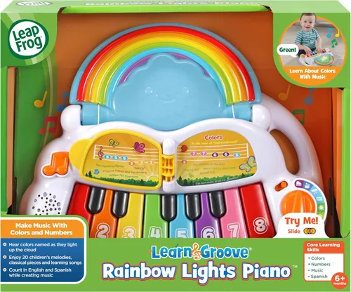 Miniatura 6 de LeapFrog Piano de luces arcoíris para aprender y tocar